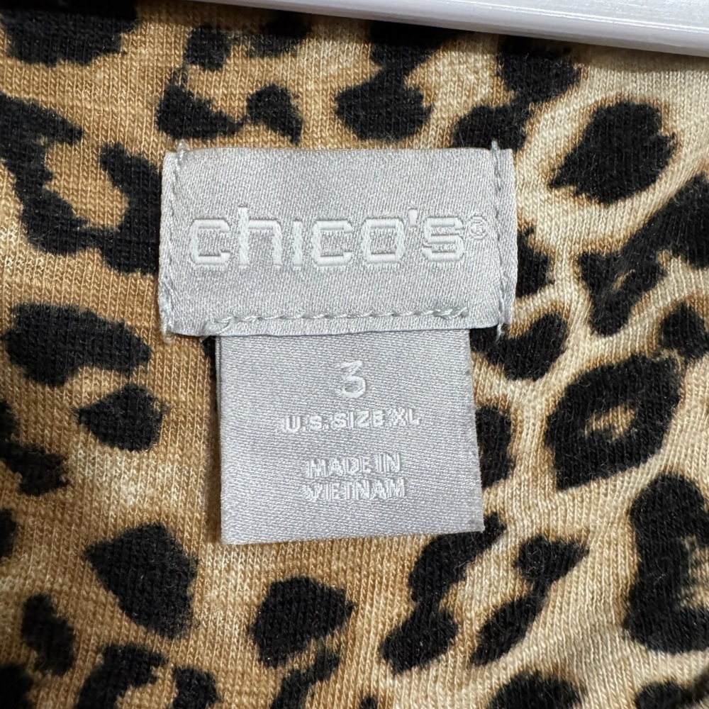 Leopard Print Women's Top - Picture 3 of 4